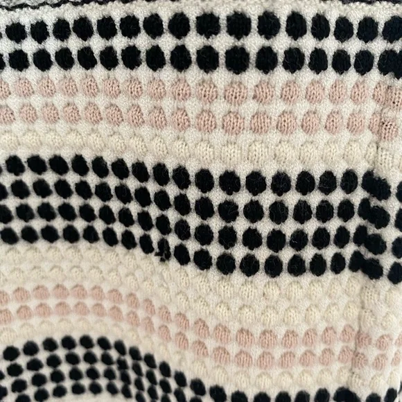 Missoni Black and Cream Sleeveless Turtleneck Top - Size 10 - Picture 4 of 8